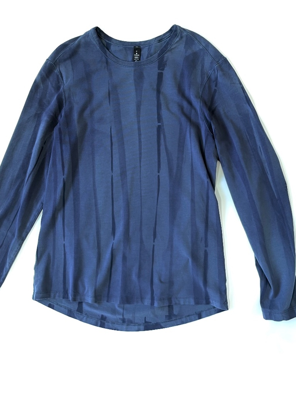Lululemon Five Year Tie Dye  Blue Long Sleeve Shirt